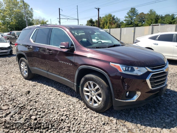 2018 Chevrolet Traverse LT Cloth with VIN 1GNERGKW2JJ160342, listed as a Copart auction lot 70833964 with 53,659 mi miles and Salvage Title. Bid and sale history available at carsss.com. Image 4.