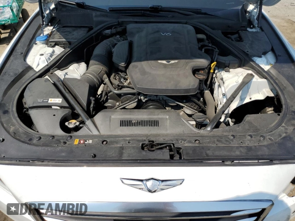 2017 Genesis G80 3.8L with VIN KMHGN4JE1HU211502, listed as a Copart auction lot 64684094 with 70,682 mi miles and Salvage Title. Bid and sale history available at carsss.com. Image 11.