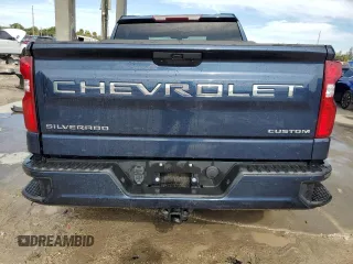 2022 Chevrolet Silverado 1500 Custom with VIN 1GCPWBEK0NZ234645, listed as a Copart auction lot 87376734 with 44,332 mi miles and Non Repairable. Bid and sale history available at DreamBid. Image 6.