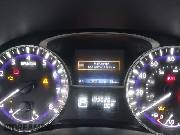 2019 Infiniti QX60 LUXE with VIN 5N1DL0MN7KC500202, listed as a IAAI auction lot 41229623 with 103,626 mi miles. Bid and sale history available at carsss.com. Image 7.