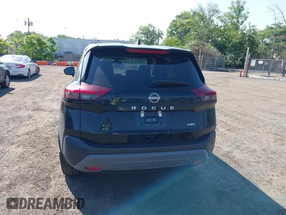 2023 Nissan Rogue S with VIN 5N1BT3AB3PC937818, listed as a IAAI auction lot 42390437 with 17,456 mi miles and . Bid and sale history available at DreamBid. Image 16.