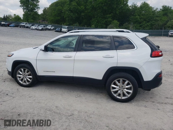 2016 Jeep Cherokee Limited z VIN 1C4PJMDS9GW340821, wystawiony jako Copart lot #54761795 z przebiegiem 98 114 mil mil oraz Szkoda całkowita • Salvage title. Historia ofert i sprzedaży dostępna na DreamBid. Obrazek 2.