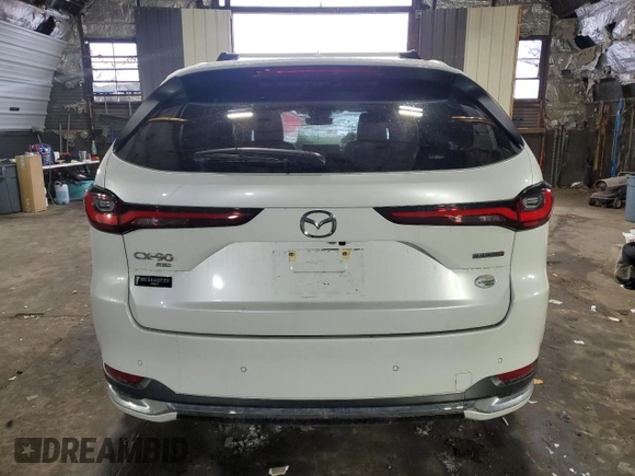 2024 Mazda CX-90 S Premium z VIN JM3KKDHC6R1183914, wystawiony jako Copart lot #88132065 z przebiegiem Nie podano mil oraz Szkoda całkowita • Salvage title. Historia ofert i sprzedaży dostępna na DreamBid. Obrazek 6.