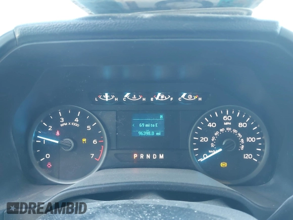 2020 Ford F-150 XL with VIN 1FTEX1EP8LFA99942, listed as a IAAI auction lot 41665385 with 96,398 mi miles. Bid and sale history available at carsss.com. Image 7.