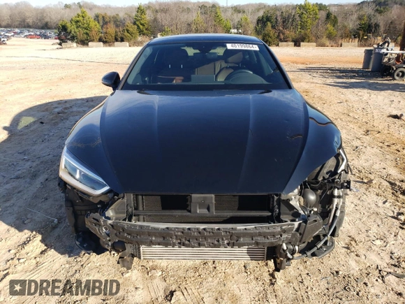 2019 Audi A5 Sportback Premium Plus with VIN WAUENCF59KA027705, listed as a Copart auction lot 40199864 with 12,065 mi miles. Bid and sale history available at carsss.com. Image 5.