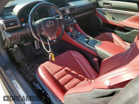 2016 Lexus RC 350 F Sport z VIN JTHHE5BC9G5014242, wystawiony jako Copart lot #45671575 z przebiegiem 102 247 mil mil oraz Szkoda całkowita • Salvage title. Historia ofert i sprzedaży dostępna na DreamBid. Obrazek 8.