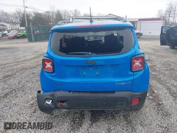 2015 Jeep Renegade Trailhawk with VIN ZACCJBCT4FPB41376, listed as a IAAI auction lot 41943388 with 65,963 mi miles and . Bid and sale history available at DreamBid. Image 17.