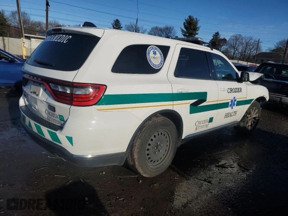 2015 Dodge Durango Special Service with VIN 1C4RDJFG0FC740712, listed as a Copart auction lot 86651714 with 155,348 mi miles and Salvage title. Bid and sale history available at DreamBid. Image 3.