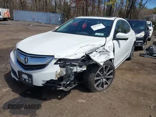 2015 Acura TLX V6 with VIN 19UUB2F35FA024274, listed as a IAAI auction lot 42029244 with 96,126 mi miles. Bid and sale history available at carsss.com. Image 2.