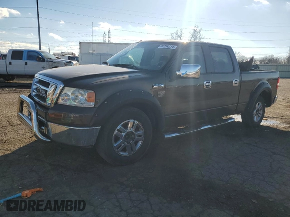 2008 Ford F-150 XL with VIN 1FTRW14W38FC29291, listed as a Copart auction lot 82254614 with 95,499 mi miles and Clean Title. Bid and sale history available at carsss.com. Image 1.
