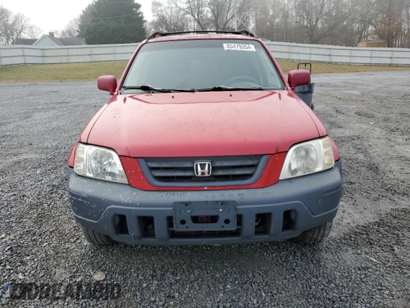 1999 Honda CR-V EX with VIN JHLRD1862XC035063, listed as a Copart auction lot 50295585 with 243,860 mi miles and Salvage Title. Bid and sale history available at carsss.com. Image 5.