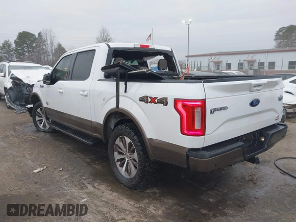 2016 Ford F-150 XLT with VIN 1FTEW1EF9GFD12848, listed as a IAAI auction lot 41182391 with 94,151 mi miles. Bid and sale history available at carsss.com. Image 3.