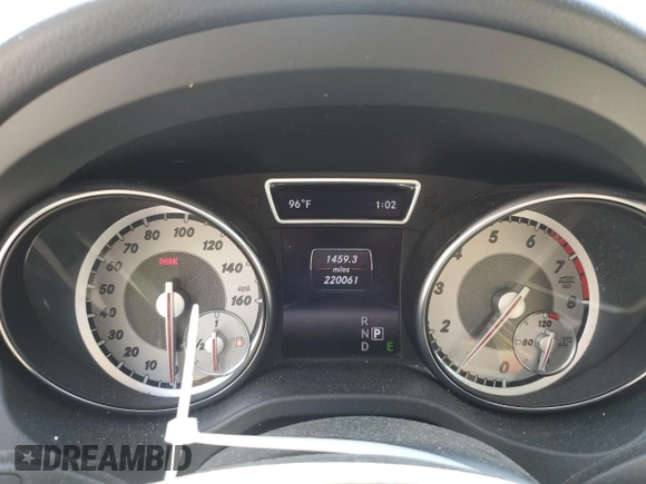 2015 Mercedes-Benz CLA 250 with VIN WDDSJ4GB8FN182830, listed as a Copart auction lot 63206895 with 220,061 mi miles and Salvage title. Bid and sale history available at DreamBid. Image 9.