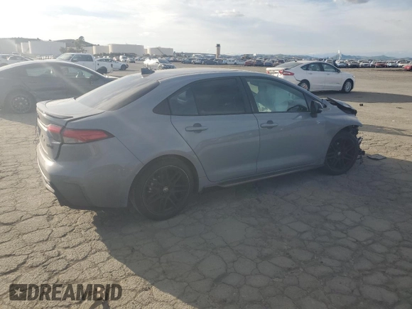 2021 Toyota Corolla XSE with VIN 5YFT4MCE5MP094405, listed as a Copart auction lot 47645035 with 79,578 mi miles and Salvage Title. Bid and sale history available at carsss.com. Image 3.