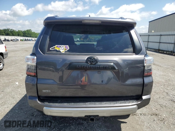 2023 Toyota 4Runner TRD Off Road Premium with VIN JTERU5JR0P6132197, listed as a Copart auction lot 57932965 with 54,405 mi miles and Salvage title. Bid and sale history available at DreamBid. Image 6.
