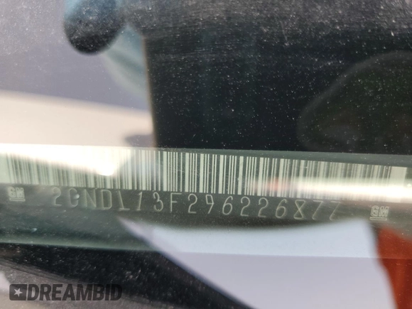 2009 Chevrolet Equinox LS with VIN 2CNDL13F296226877, listed as a Copart auction lot 47758795 with 190,035 mi miles and Salvage Title. Bid and sale history available at carsss.com. Image 12.