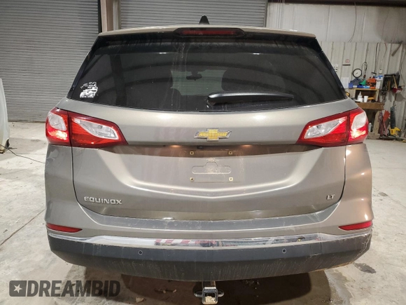 2018 Chevrolet Equinox LT with VIN 3GNAXJEV1JS631318, listed as a Copart auction lot 45581225 with 104,907 mi miles and Salvage Title. Bid and sale history available at carsss.com. Image 6.