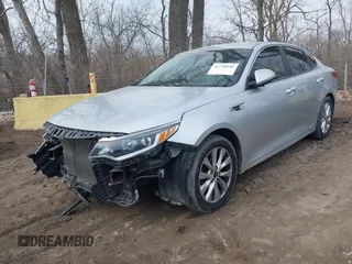 2017 Kia Optima LX with VIN 5XXGT4L36HG147615, listed as a IAAI auction lot 41710145 with 125,743 mi miles. Bid and sale history available at carsss.com. Image 6.