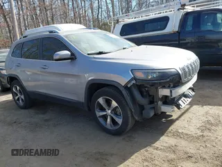 2019 Jeep Cherokee Limited with VIN 1C4PJMDX1KD423367, listed as a IAAI auction lot 41655265 with 121,178 mi miles and . Bid and sale history available at DreamBid. Image 1.