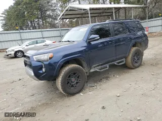 2019 Toyota 4Runner SR5 with VIN JTEBU5JR7K5695831, listed as a Copart auction lot 42118455 with 93,693 mi miles and Salvage Title. Bid and sale history available at carsss.com. Image 1.