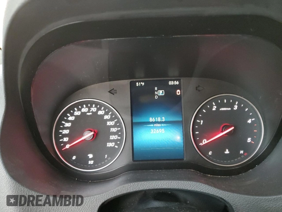 2022 Mercedes-Benz Sprinter with VIN W1Z4DFHY9NT090071, listed as a Copart auction lot 80545164 with 32,695 mi miles and Salvage Title. Bid and sale history available at DreamBid. Image 9.