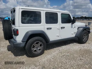 2020 Jeep Wrangler Unlimited Sport S с VIN 1C4HJXDN6LW265960, выставлен на аукционе Copart как лот 55750775 с пробегом 62 990 миль миль и На запчасти • Non repairable. История ставок и продаж доступна на DreamBid. Изображение 3.
