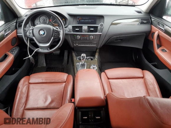 2011 BMW X3 35i with VIN 5UXWX7C5XBL735445, listed as a Copart auction lot 52239125 with 136,990 mi miles and Clean Title. Bid and sale history available at DreamBid. Image 8.