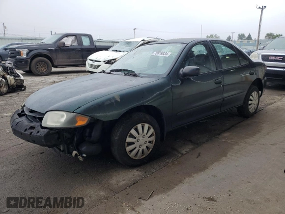 2003 Chevrolet Cavalier with VIN 1G1JC52F337383849, listed as a Copart auction lot 72619334 with 117,828 mi miles and Salvage Title. Bid and sale history available at carsss.com. Image 1.