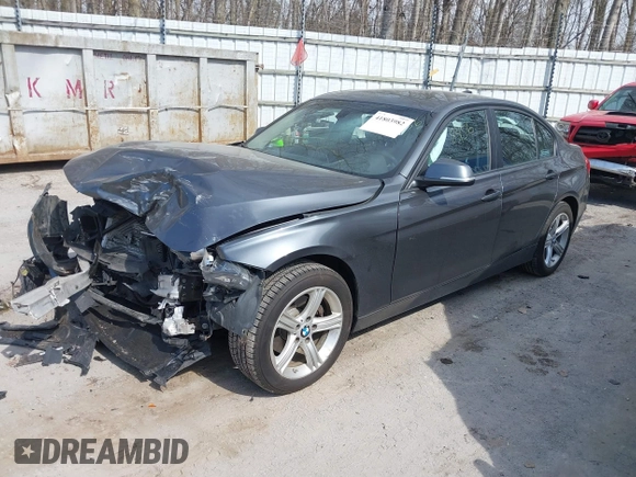 2014 BMW 3 Series 328i xDrive with VIN WBA3B3G5XENR83156, listed as a IAAI auction lot 41803982 with 111,318 mi miles. Bid and sale history available at carsss.com. Image 2.