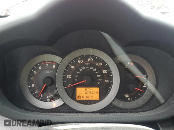 2010 Toyota RAV4 Sport z VIN JTMRK4DV9A5090168, wystawiony jako Copart lot #64210535 z przebiegiem 180 328 mil mil oraz Czysty tytuł • Clean title. Historia ofert i sprzedaży dostępna na DreamBid. Obrazek 9.