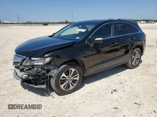 2017 Acura RDX w/Advance Pkg with VIN 5J8TB3H76HL003085, listed as a Copart auction lot 50274775 with 62,450 mi miles and Salvage Title. Bid and sale history available at carsss.com. Image 1.