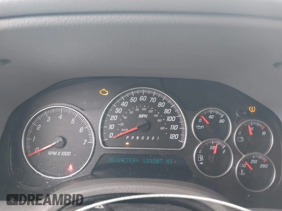 2008 GMC Envoy SLE2 with VIN 1GKDT13S482144358, listed as a IAAI auction lot 41797841 with 123,287 mi miles. Bid and sale history available at carsss.com. Image 7.