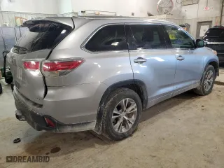 2014 Toyota Highlander XLE with VIN 5TDKKRFH4ES007946, listed as a Copart auction lot 41510955 with 166,432 mi miles and Salvage Title. Bid and sale history available at carsss.com. Image 3.
