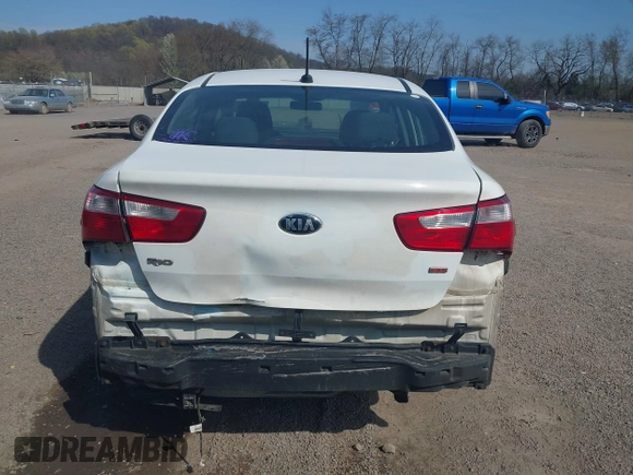 2014 Kia Rio LX with VIN KNADM4A37E6332282, listed as a IAAI auction lot 42050166 with 159,116 mi miles. Bid and sale history available at carsss.com. Image 17.