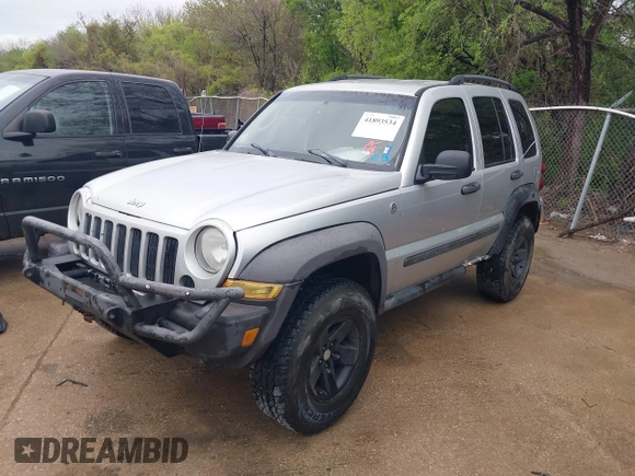 2006 Jeep Liberty Sport with VIN 1J4GL48K26W184408, listed as a IAAI auction lot 41893534 with 1 mi miles. Bid and sale history available at carsss.com. Image 2.