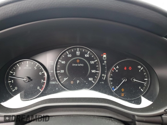 2024 Mazda 3 S Carbon Edition with VIN JM1BPBLM7R1656105, listed as a Copart auction lot 49141345 with 20,596 mi miles and Salvage title. Bid and sale history available at DreamBid. Image 9.