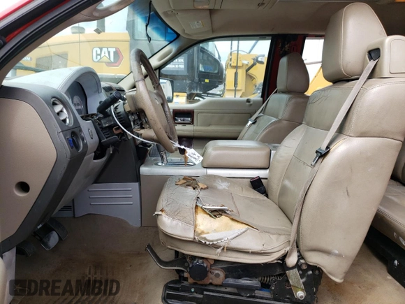 2005 Ford F-150 XLT with VIN 1FTPX12565NB38080, listed as a Copart auction lot 76955064 with 243,198 mi miles and Salvage Title. Bid and sale history available at carsss.com. Image 7.