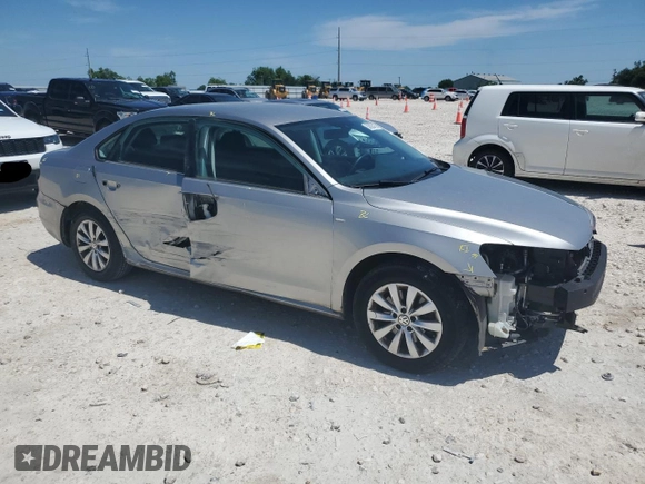 2014 Volkswagen Passat Wolfsburg Edition with VIN 1VWAT7A39EC095920, listed as a Copart auction lot 56628415 with 103,492 mi miles and Salvage title. Bid and sale history available at DreamBid. Image 4.