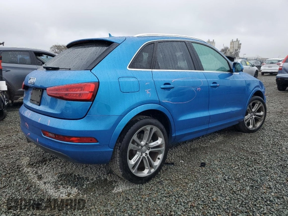 2016 Audi Q3 Premium Plus with VIN WA1BFCFS8GR006033, listed as a Copart auction lot 51348905 with 65,666 mi miles and Salvage Title. Bid and sale history available at carsss.com. Image 3.