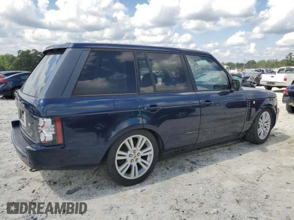 2012 Land Rover Range Rover HSE Lux with VIN SALMF1D46CA389852, listed as a Copart auction lot 67006465 with Not provided miles and Salvage title. Bid and sale history available at DreamBid. Image 3.