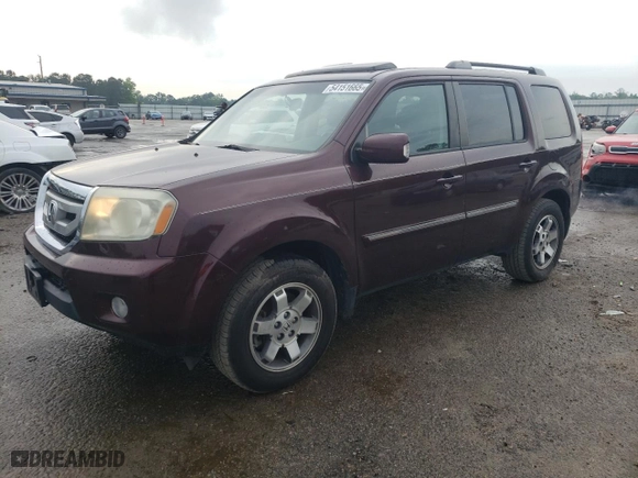 2009 Honda Pilot Touring with VIN 5FNYF38819B016817, listed as a Copart auction lot 54151665 with 274,457 mi miles and Clean Title. Bid and sale history available at carsss.com. Image 1.