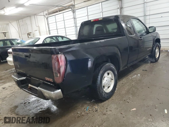 2005 GMC Canyon SLE Z85 with VIN 1GTCS196758223049, listed as a Copart auction lot 72267814 with 356,966 mi miles and Salvage Title. Bid and sale history available at carsss.com. Image 3.