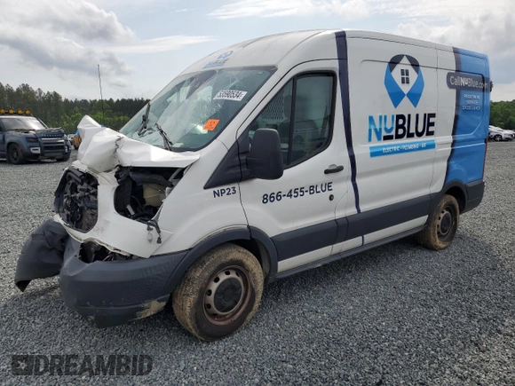 2018 Ford Transit with VIN 1FTYE1CM6JKA35821, listed as a Copart auction lot 53590534 with 82,324 mi miles and Salvage Title. Bid and sale history available at DreamBid. Image 1.