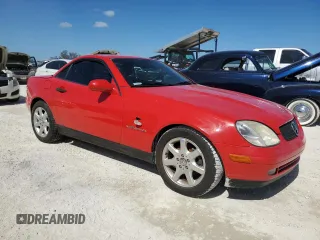 2000 Mercedes-Benz SLK 230 Kompressor with VIN WDBKK47F0YF152761, listed as a Copart auction lot 77760544 with Not provided miles and Non repairable. Bid and sale history available at DreamBid. Image 4.