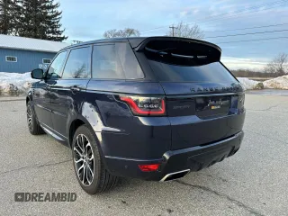 2019 Land Rover Range Rover Sport HSE Dynamic with VIN SALWV2SV2KA837855, listed as a Copart auction lot 50187465 with 124,107 mi miles and Clean Title. Bid and sale history available at carsss.com. Image 3.