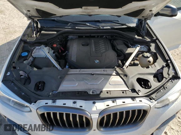 2020 BMW X3 M40i with VIN 5UXTY9C00L9C93079, listed as a Copart auction lot 44210585 with 53,087 mi miles and Salvage Title. Bid and sale history available at DreamBid. Image 12.