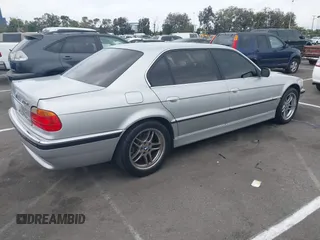 2001 BMW 7 Series 740iL with VIN WBAGH83451DP21927, listed as a IAAI auction lot 42587185 with Not provided miles and . Bid and sale history available at DreamBid. Image 4.