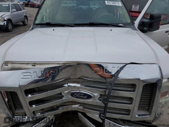 2010 Ford F-250 XL with VIN 1FTSW2AR1AEA31293, listed as a Copart auction lot 85756814 with 118,994 mi miles and Salvage title. Bid and sale history available at DreamBid. Image 12.