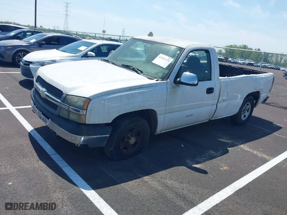 2004 Chevrolet Silverado 1500 Work Truck with VIN 1GCEC14X24Z194557, listed as a IAAI auction lot 42002678 with 116,877 mi miles. Bid and sale history available at carsss.com. Image 2.
