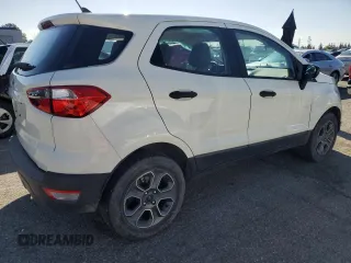 2021 Ford EcoSport S with VIN MAJ3S2FE1MC418048, listed as a Copart auction lot 48283845 with 12,979 mi miles and Salvage Title. Bid and sale history available at DreamBid. Image 3.